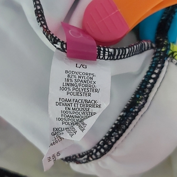 🍄3/50$🍄 Op neon accents tankini top large buttom small - Picture 10 of 10